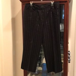 Wide leg cropped pants NWOT